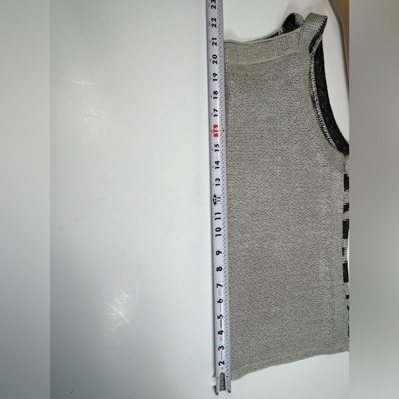 Nic&Zoe SQUIGGLE TAPE TANK, Black multi in Women’s Large - Picture 11 of 14